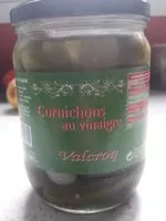 Mängden socker i Cornichons aux vinaigre