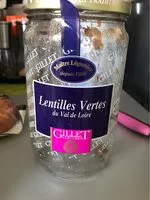 Mängden socker i Lentilles Vertes Du Val De Loire
