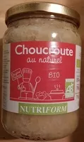 Mängden socker i Choucroute au naturel BIO
