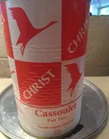 Mängden socker i 5 / 1 Cassoulet Christ