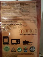 Mängden socker i tortilla-wrap