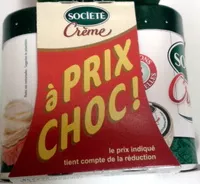 Mängden socker i Crème (23 % MG) à Prix Choc !