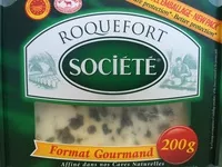 Mängden socker i Roquefort (31,7% MG)