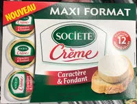 Mängden socker i Société Crème (maxi format)