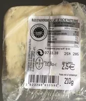 Mängden socker i Bleu d'Auvergne