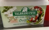 Mängden socker i valbreso feta