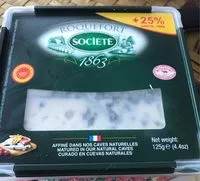 Mängden socker i Roquefort