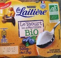 Mängden socker i L'onctueux sur lit de myrtilles BIO