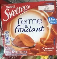 Mängden socker i Sveltesse ferme & fondant caramel