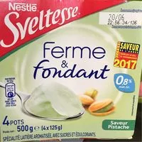 Mängden socker i Ferme et fondant Pistache