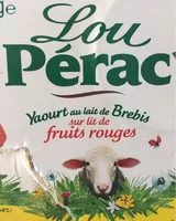 Mängden socker i Yaourt au lait de brebis sur lit de fruits rouges