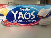 Mängden socker i Yaourt à la Grecque sur lit de framboises