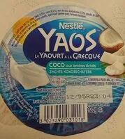 Mängden socker i Yaos Le yaourt à la grecque coco aux tendre éclats