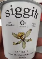 Mängden socker i Siggi’s vaniglia