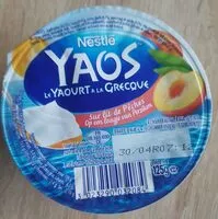 Mängden socker i Yaourt à la Grecque sur lit de pêches