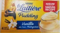 Mängden socker i Pudding à la vanille dr Madagascar La Laitière 4×115g
