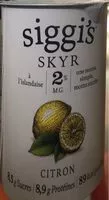 Mängden socker i Skyr Citron