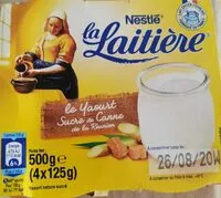Mängden socker i Le yaourt sucre de Canne de la Réunion
