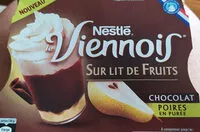 Mängden socker i Le VIENNOIS sur lit de poire en purée 4 x 100 g