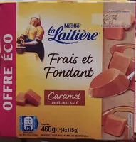 Mängden socker i Frais et Fondant caramel au beurre salé 4 x 115 g