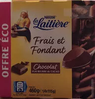 Mängden socker i Frais et fondant - Dessert lacté au chocolat