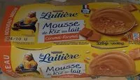 Mängden socker i La Laitière - Mousse de riz au lait