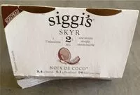 Mängden socker i Skyr noix de coco