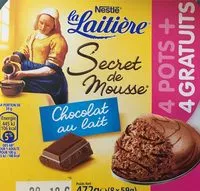 Mängden socker i Secret de Mousse Chocolat au Lait