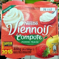 Mängden socker i Le Viennois (Compote Pomme Fraise)