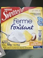 Mängden socker i Ferme & fondant, Ananas-Coco