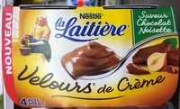Mängden socker i La Laitière Velours de Crème saveur Chocolat Noisette
