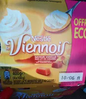 Mängden socker i Nestlé Viennois Vanille Caramel 4x100g Prix Choc