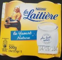 Mängden socker i La Laitière yaourt au lait entier nature