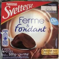 Mängden socker i Sveltesse Ferme et Fondant Chocolat Noir offre éco