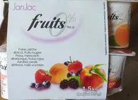 Mängden socker i Spécialité fruits 0% mat gr
