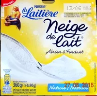 Mängden socker i Neige de lait