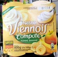 Mängden socker i Le Viennois (Compote Pomme Banane)