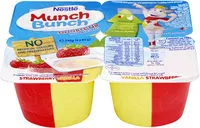 Mängden socker i Munch Bunch Double Up Strawberry & Vanilla