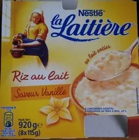 Mängden socker i Riz au lait Saveur Vanille