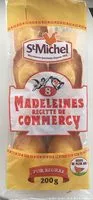 Mängden socker i 8 Madeleines - Recette de Commercy