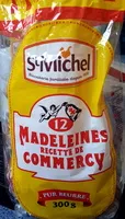 Mängden socker i Madeleines recette de Commercy