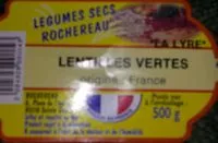 Mängden socker i Lentilles vertes