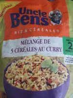 Mängden socker i Uncle Ben's Mélange de 5 céréales au curry