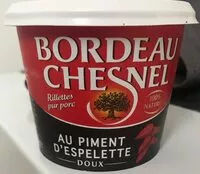 Mängden socker i Rillettes au piment d'espelette