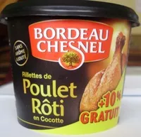 Mängden socker i Rillettes de Poulet Rôti en Cocotte (+ 10 % Gratuit)