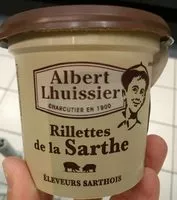 Mängden socker i Albert Lhuissier rillettes de la Sarthe