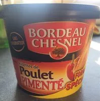 Mängden socker i Rillettes de poulet pimenté
