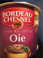 Mängden socker i Fine rillettes d'oie