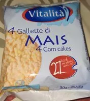 Mängden socker i Vitalità - Gallette di Mais