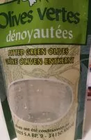 Mängden socker i Olives vertes dénoyautées